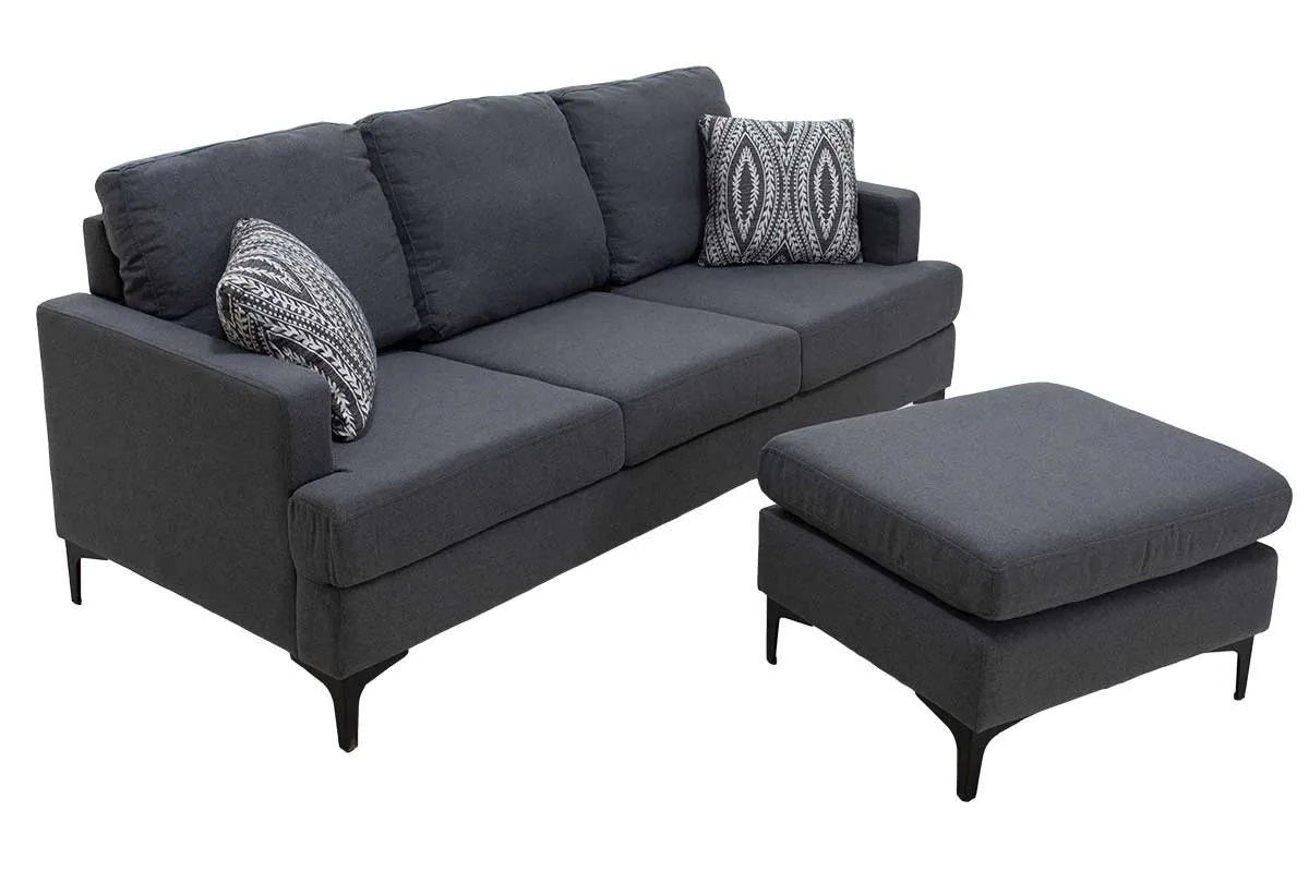Coltar Pako World Slim Gri Inchis 185x140x70cm - imagine 5