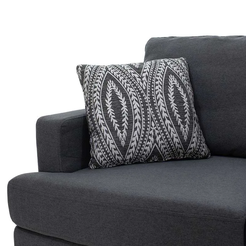 Coltar Pako World Slim Gri Inchis 185x140x70cm - imagine 6