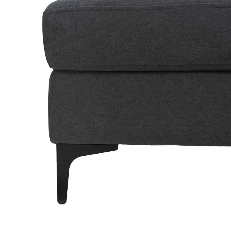 Coltar Pako World Slim Gri Inchis 185x140x70cm - imagine 7