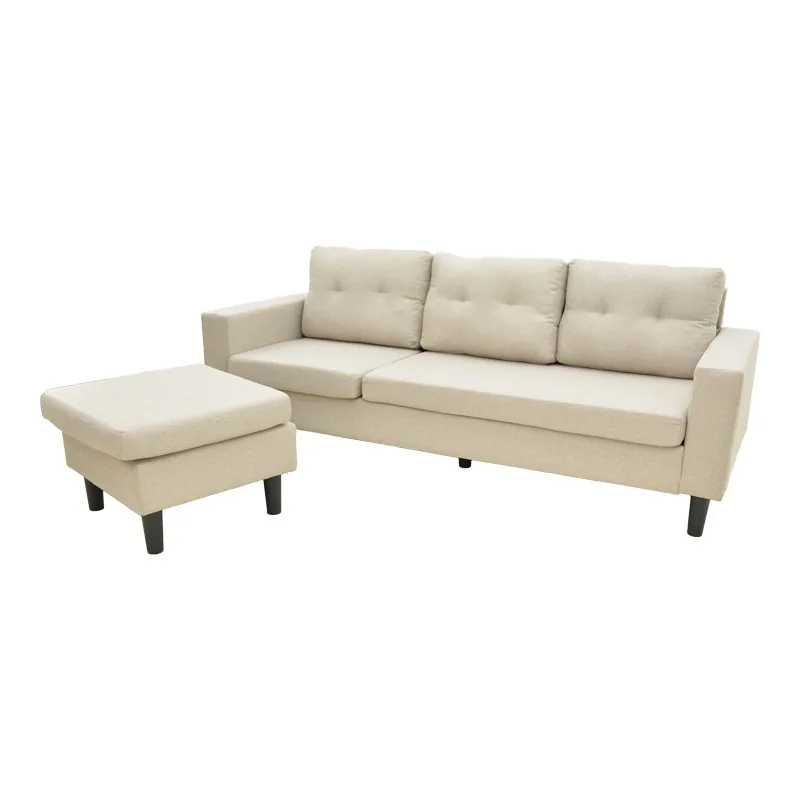 Coltar Reversibil Maneli Bej 76x196x74cm - imagine 4