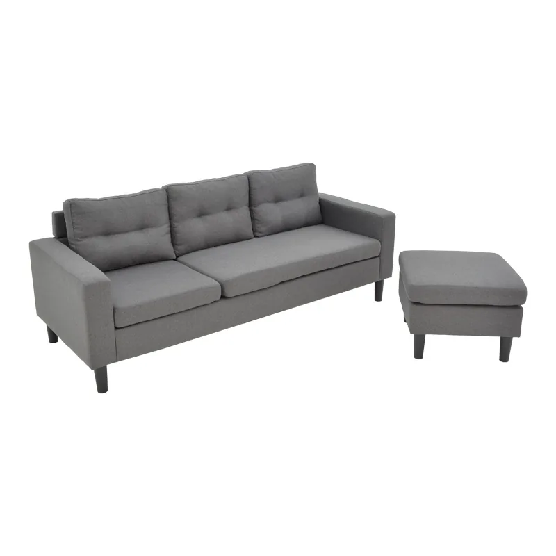 Coltar Reversibil Maneli Pako World Antracit 196x138x82cm - imagine 5