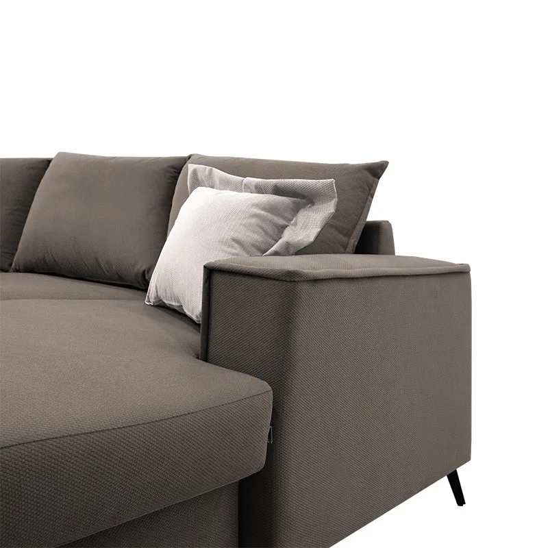 Coltar Reversibil Pako World Fabulous Mocha Crem 240x165x95cm - imagine 5
