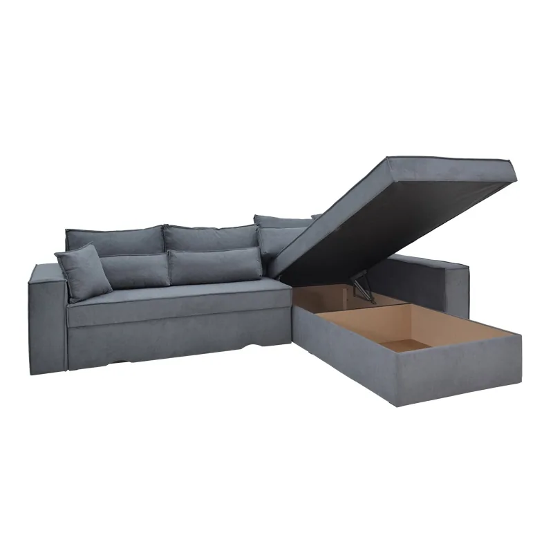 Coltar Reversibil Pako World Venzie Gri 283x214x83cm - imagine 4