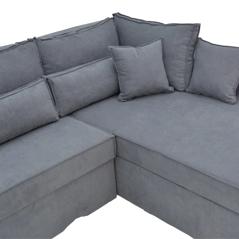Coltar Reversibil Pako World Venzie Gri 283x214x83cm - imagine 8