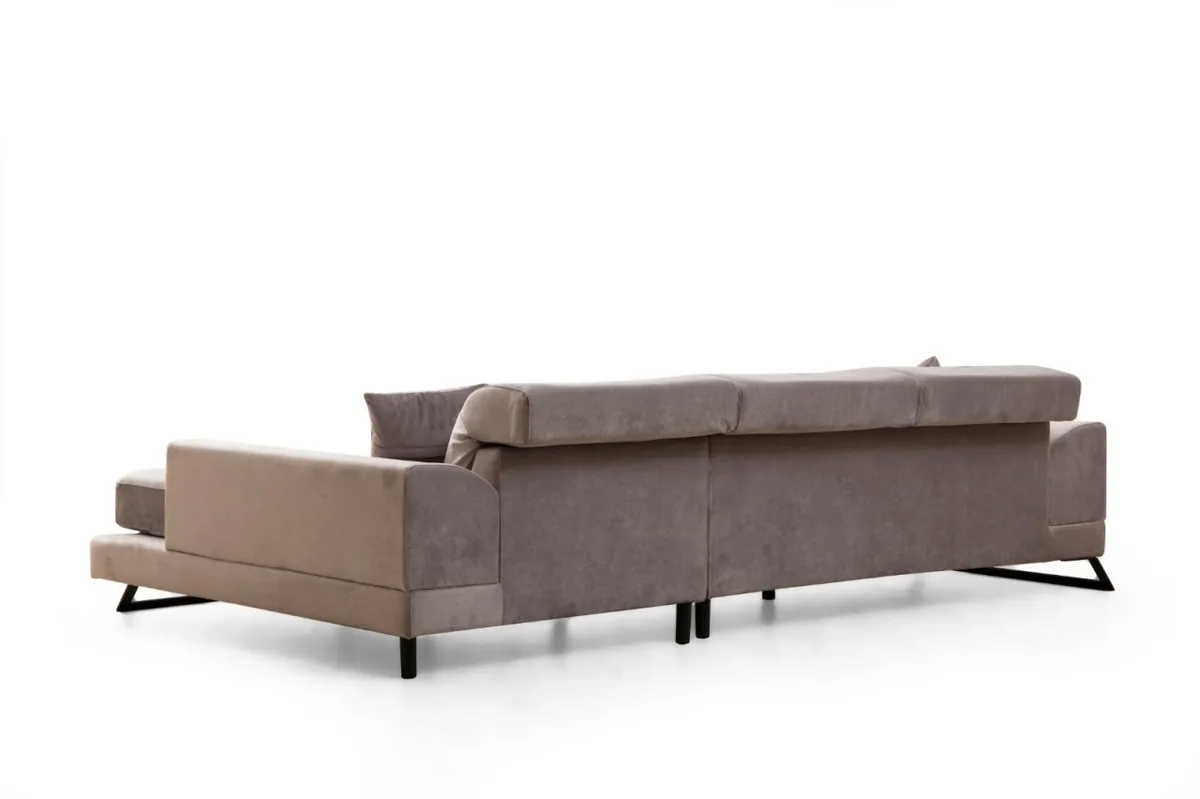 Coltar Salvador Frido Gri Deschis 109x304x92cm - imagine 7