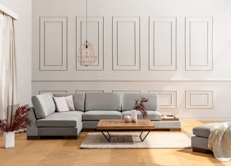 Coltar Salvador Tulip Gri Deschis - imagine 2