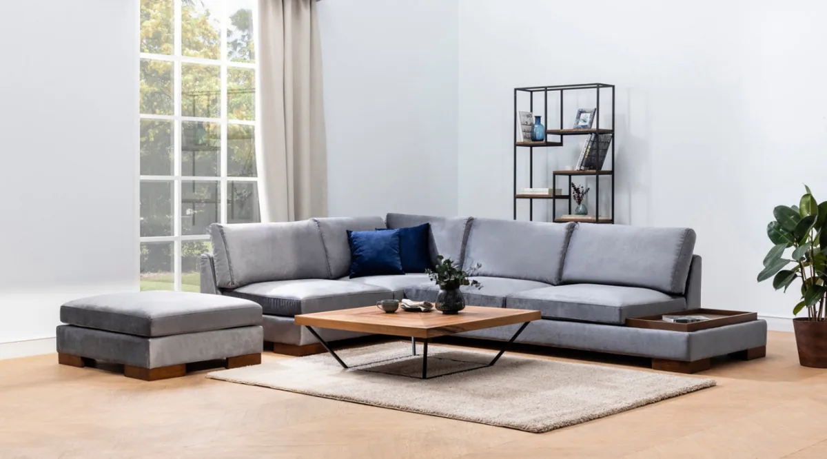 Coltar Salvador Tulip Gri Inchis 44950 - imagine 2