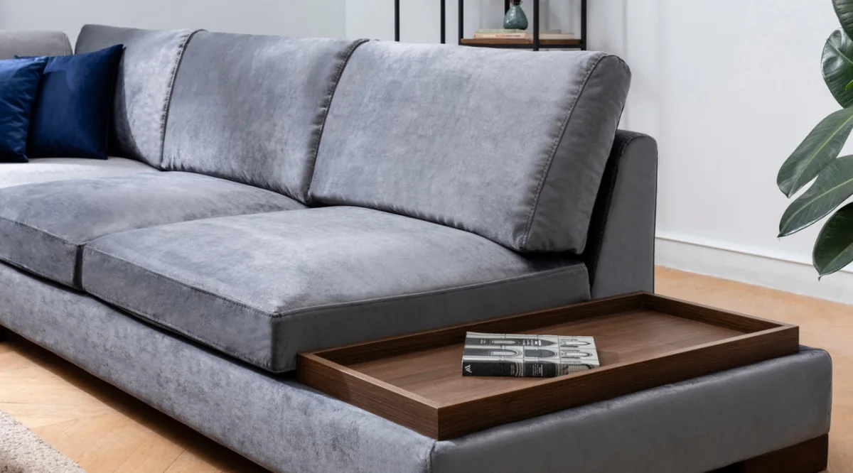 Coltar Salvador Tulip Gri Inchis 44950 - imagine 3