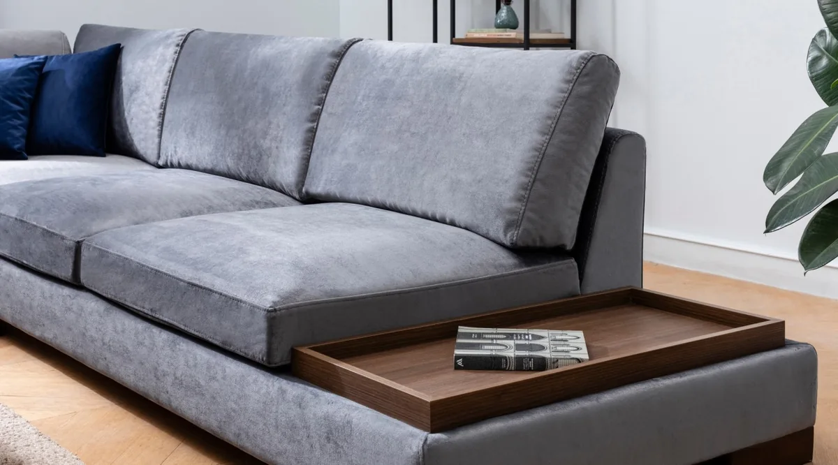 Coltar Salvador Tulip Gri Inchis 71935 - imagine 2