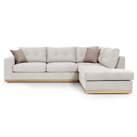 Coltar Stanga Pako World Boston Crem Mocha Natural 280x225x95cm - imagine 3
