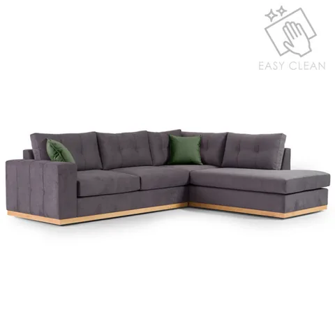 Coltar Stanga Pako World Boston Gri Inchis 280x225x95cm - imagine 2