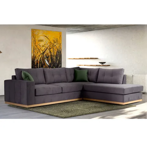 Coltar Stanga Pako World Boston Gri Inchis 280x225x95cm - imagine 3