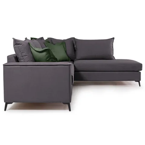 Coltar Stanga Pako World Boston Gri Inchis Verde Inchis 290x235x95cm - imagine 4