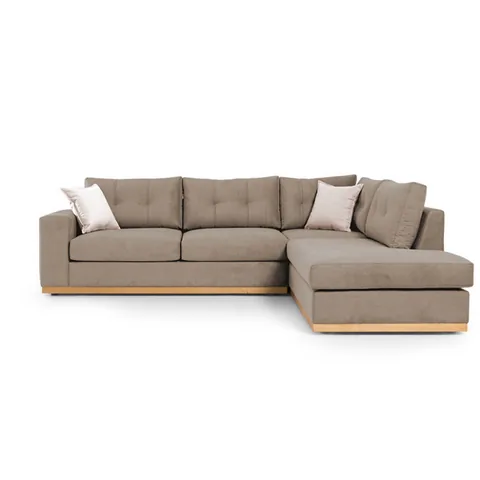 Coltar Stanga Pako World Boston Mocha 280x225x95cm Crem Natural - imagine 3