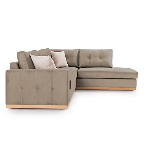 Coltar Stanga Pako World Boston Mocha 280x225x95cm Crem Natural - imagine 4