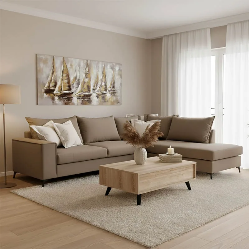 Coltar Stanga Pako World Boston Mocha Crem 290x235x95cm