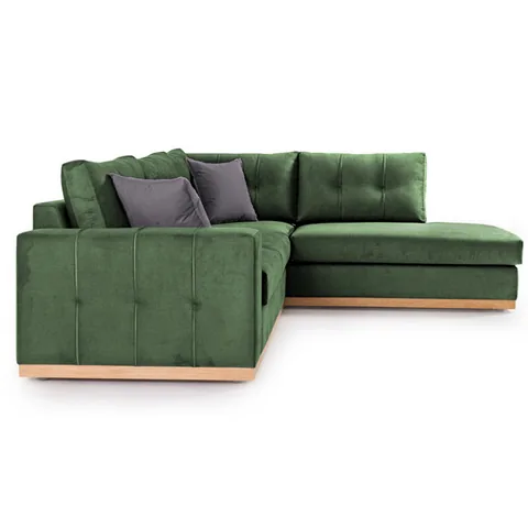 Coltar Stanga Pako World Boston Verde Inchis Gri Inchis Natural 280x225x95cm - imagine 4