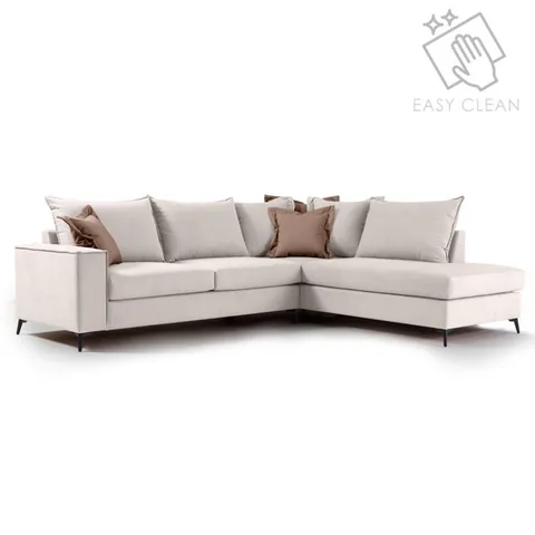 Coltar Stanga Romantic Crem - Mocha 290x235x95 cm Pako World - imagine 2