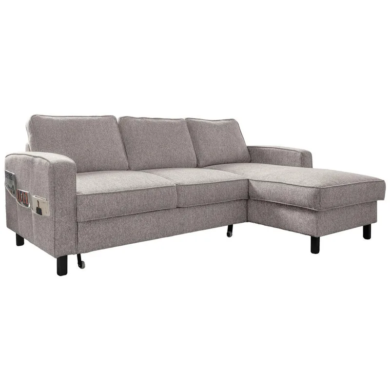 Colțar Textil Mid.You Gri-Alb