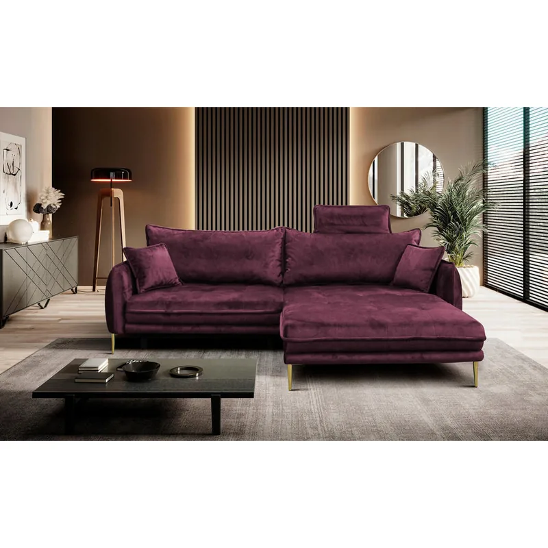 Coltar Textil MID.YOU Rosu Burgund