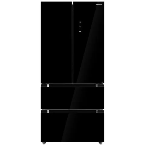 Heinner HCFD-M516INVHGBKE++ 516L French Door No Frost Inverter Sticla Neagra