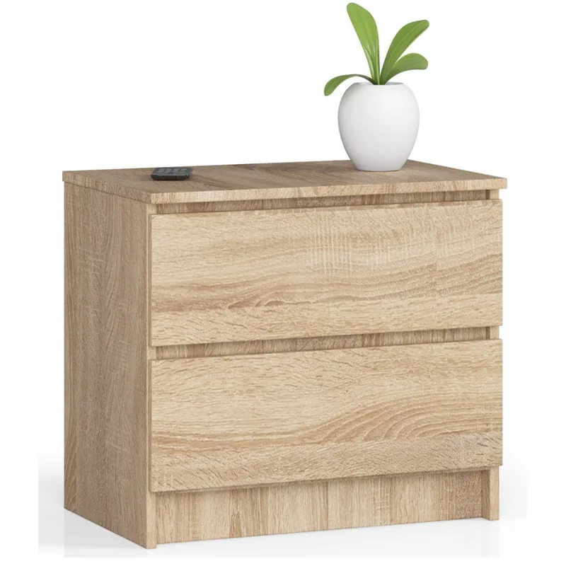 Comoda Brius CLP 2 Sertare 60x40x55 cm Stejar Sonoma
