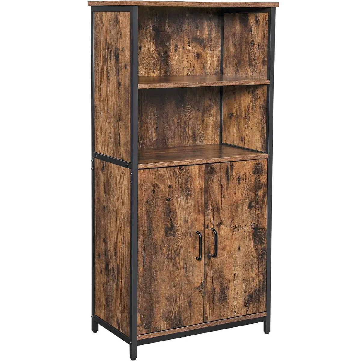 Comoda Brius Industriala 35x60x125cm Maro Rustic