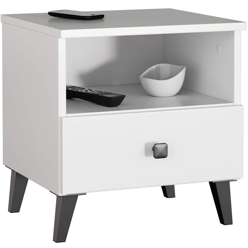 Comoda Brius MOBI K01 Alb si Negru