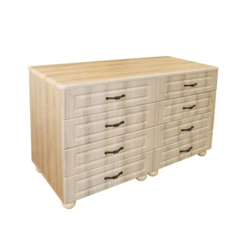 Comoda Spectral Mobila Dynasty 8 Sertare Sonoma Blat MDF