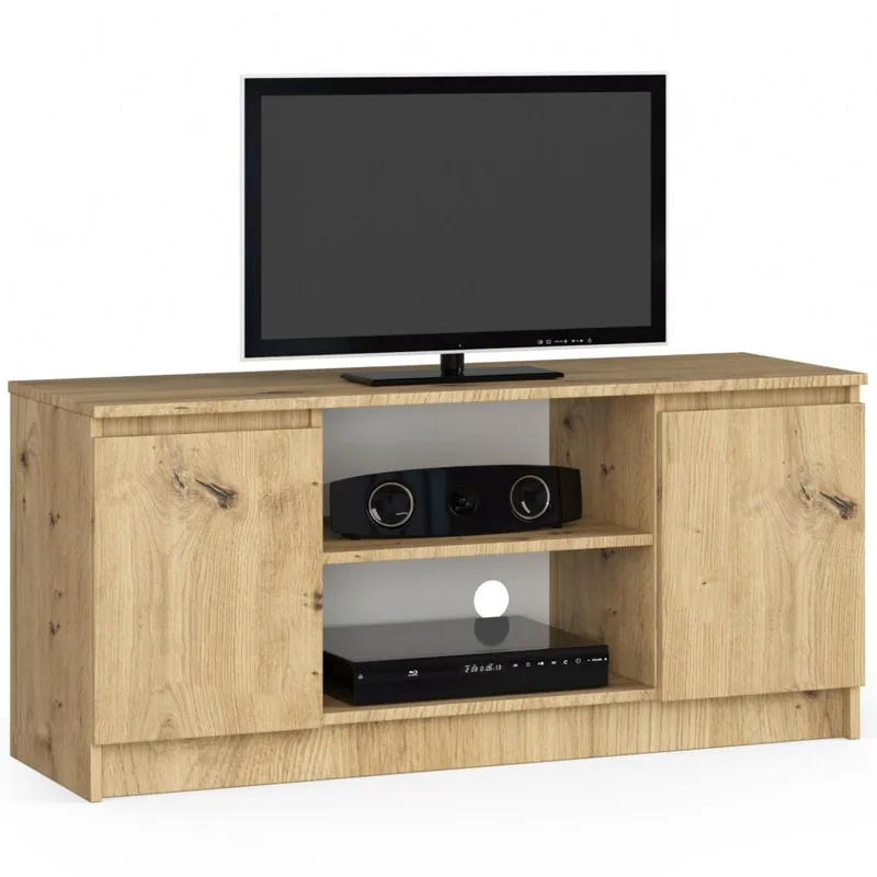 Comoda TV Brius K120 120x40x55cm Stejar Artisan