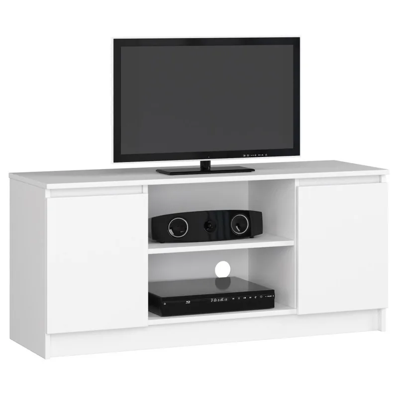 Comoda TV Brius RTV120 120x40x55cm Alb