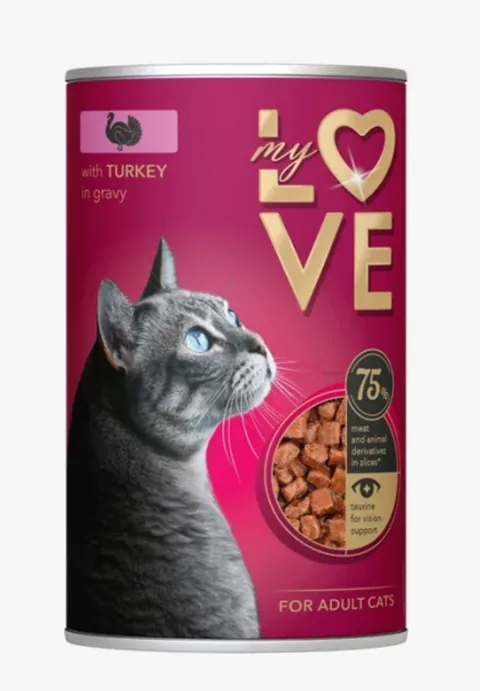 Conserva Pisica My Love Curcan 415g