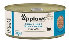 Conserva Pisici Applaws File Ton si Branza 70g