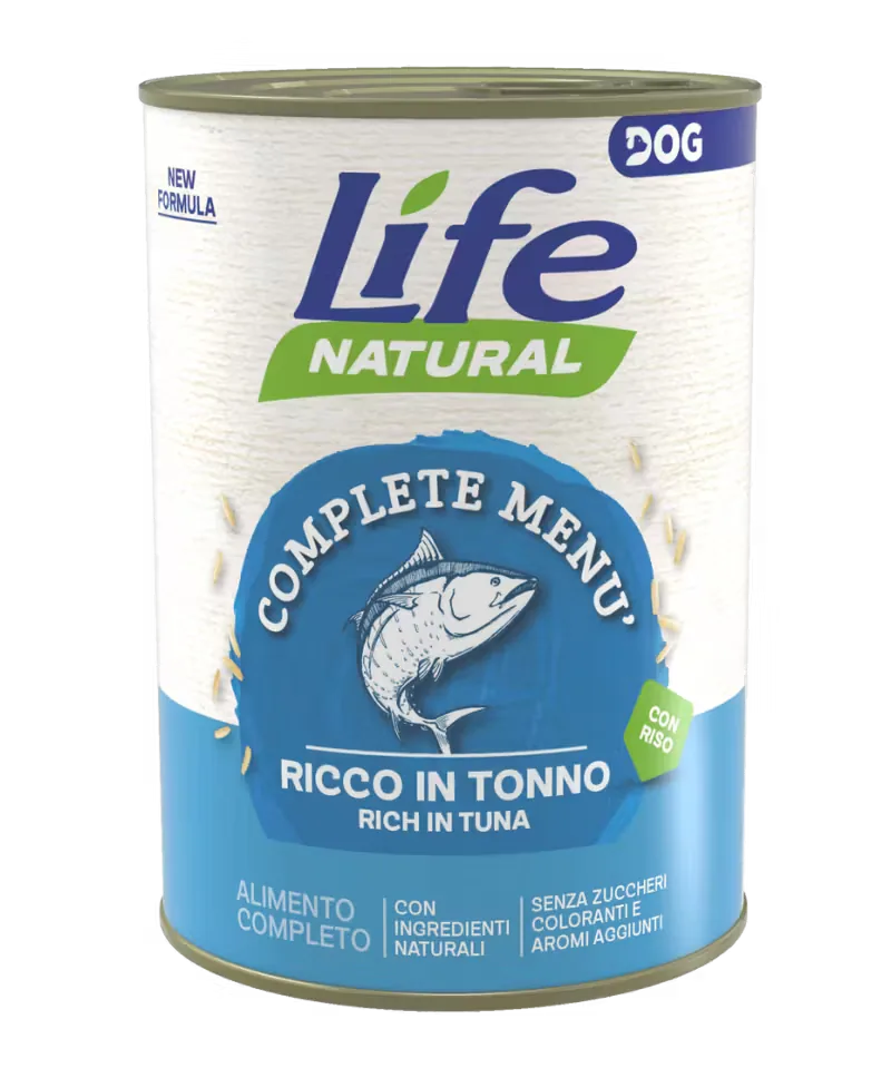 Hrana Umeda pentru Caini Life Natural Life Dog Nutrition Plus Ton 400g