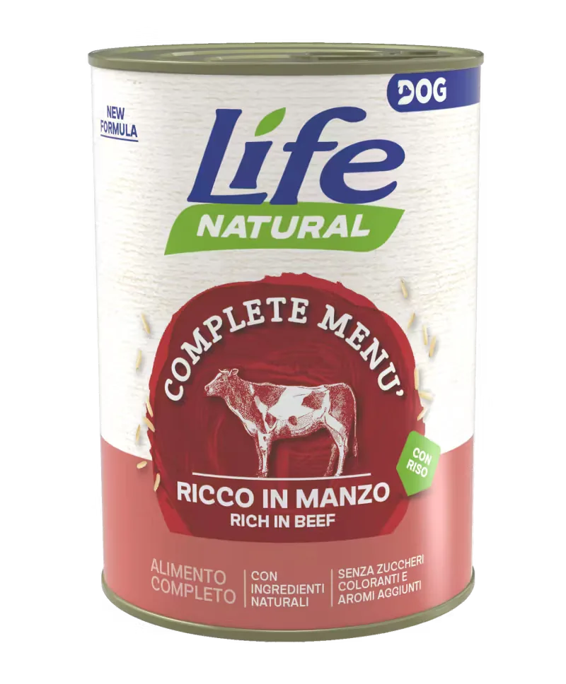 Hrana Umeda pentru Caini Life Natural Life Dog Nutrition Plus Vita 400g