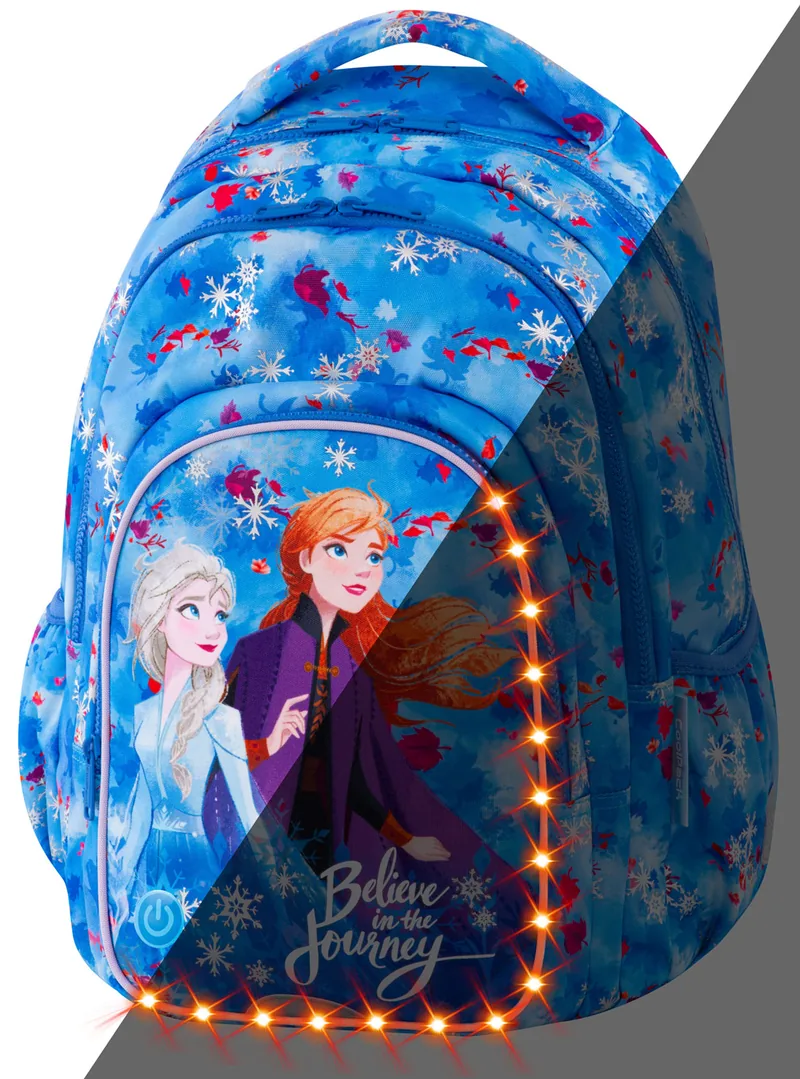 Cool Pack Spark L Frozen 2 LED Albastru Inchis