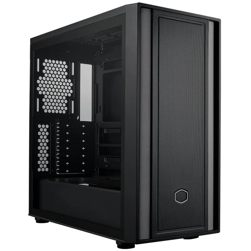 Cooler Master MasterBox 600 Lite TG Back-connect Z Negru