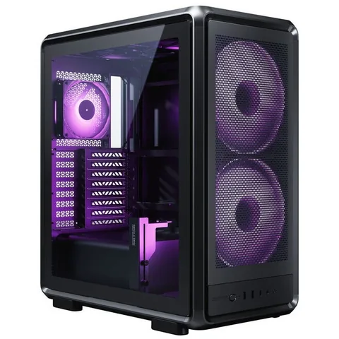 Cooler Master MasterFrame 500 Mesh ARGB Midi-Tower Tempered Glass Negru