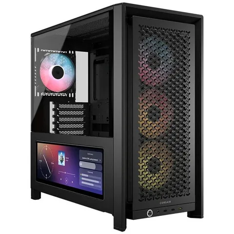Corsair FRAME 4000D LCD RS ARGB 4 Ventilatoare RS120 PWM ARGB Negru
