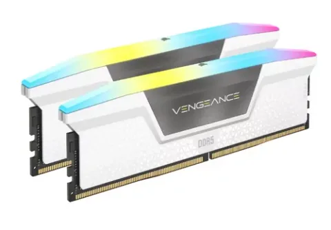 Corsair Vengeance RGB 64GB 6400MHz CL32 2x32GB Intel XMP Alb