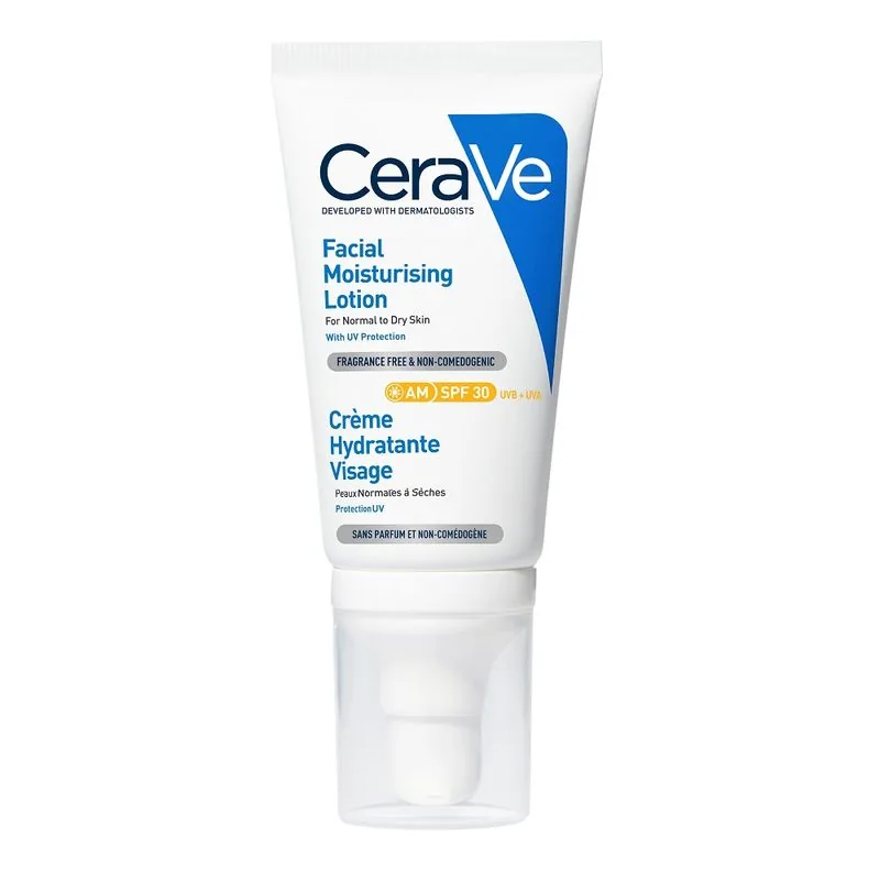 Crema de Fata CeraVe SPF 30 Pentru Ten Normal si Uscat 52ml