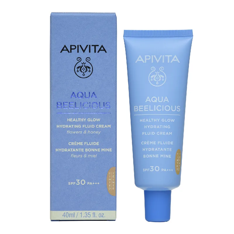 Crema de Fata Coloranta Apivita Aqua Beelicious SPF30 40ml