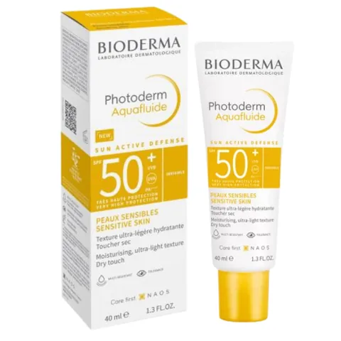 Crema de Protectie Solara Bioderma Photoderm Aquafluide Invisible SPF50+ 40ml