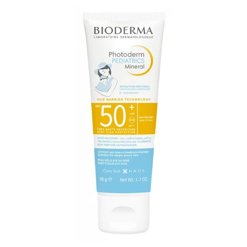 Crema de Protectie Solara Bioderma Photoderm Pediatrics Mineral SPF50+ 50g
