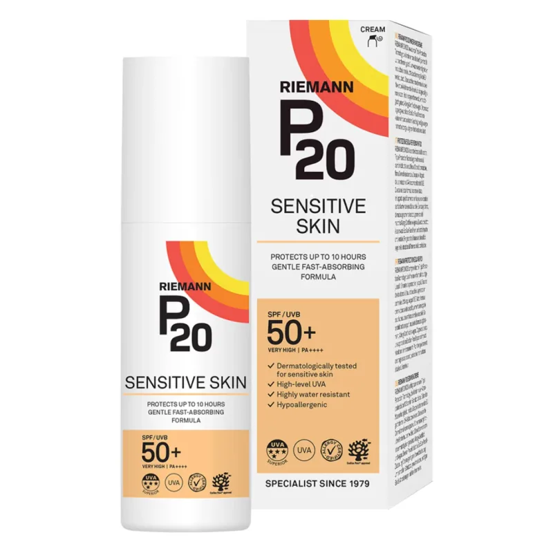 Crema de Protectie Solara Fata si Corp Riemann P20 Sensitive SPF50+ 100ml
