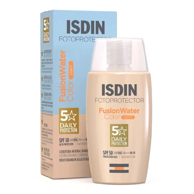 Crema de Protectie Solara ISDIN Fotoprotector Fusion Color Light SPF50 50ml