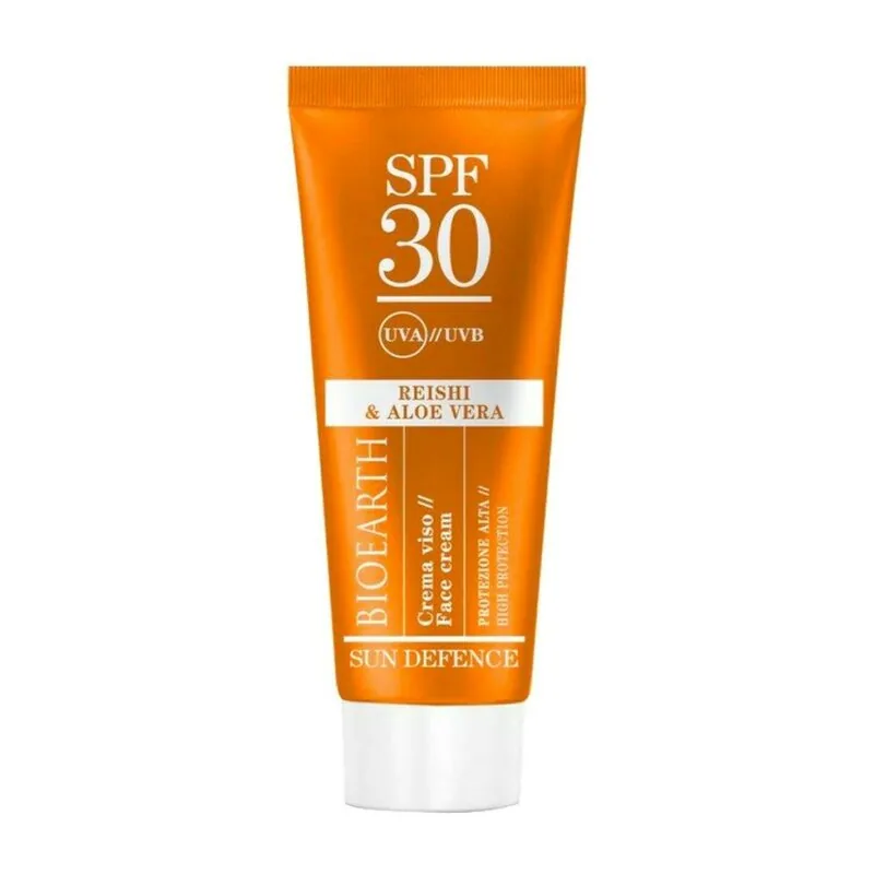 Crema Solara Ten Bioearth Sun Defence SPF30 cu Ganoderma si Aloe 50ml