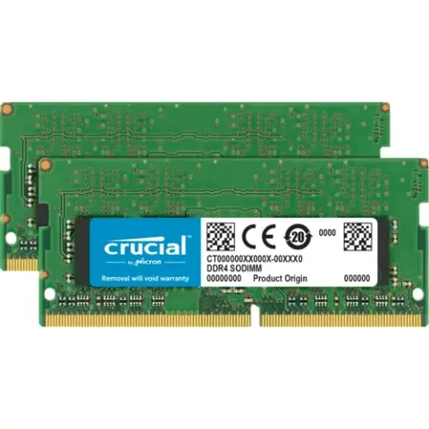 Crucial DDR4 64GB 3200MHz CL22 Dual Channel Kit Laptop