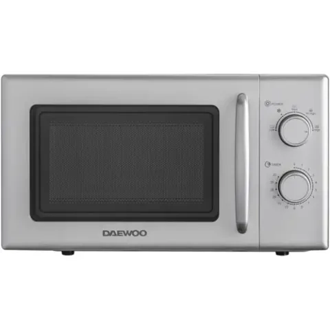 Cuptor cu Microunde Daewoo Control Mecanic 20 Litri 700W Argintiu