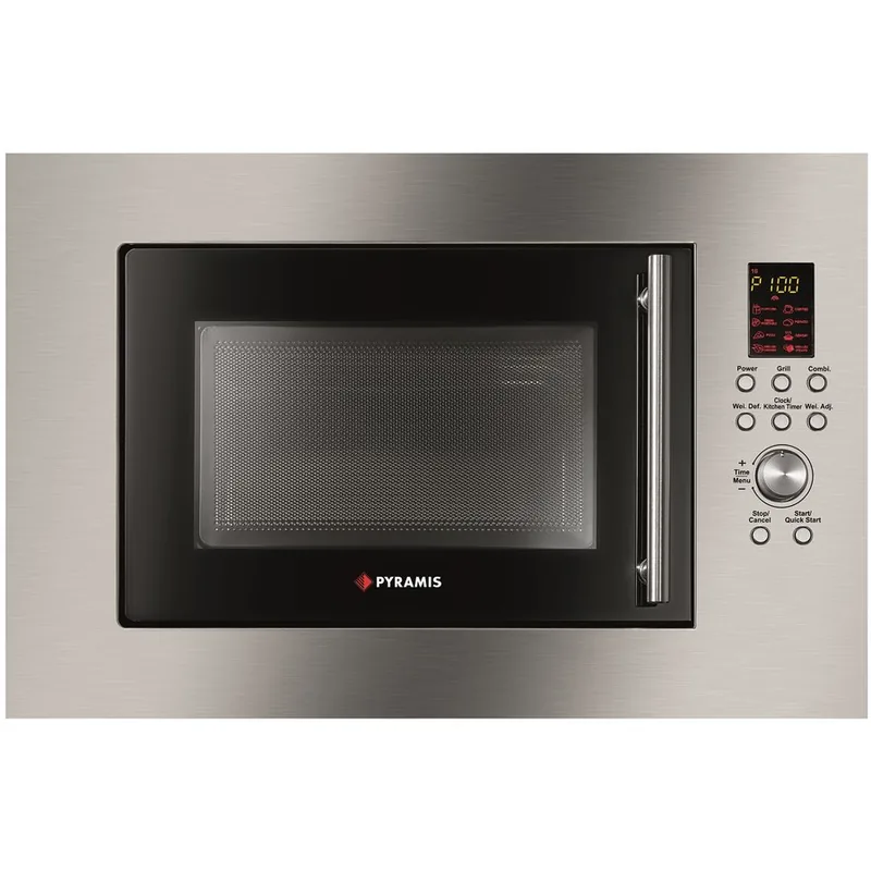 Cuptor cu Microunde Incorporabil Pyramis 30 Inox 23L 900W Gri